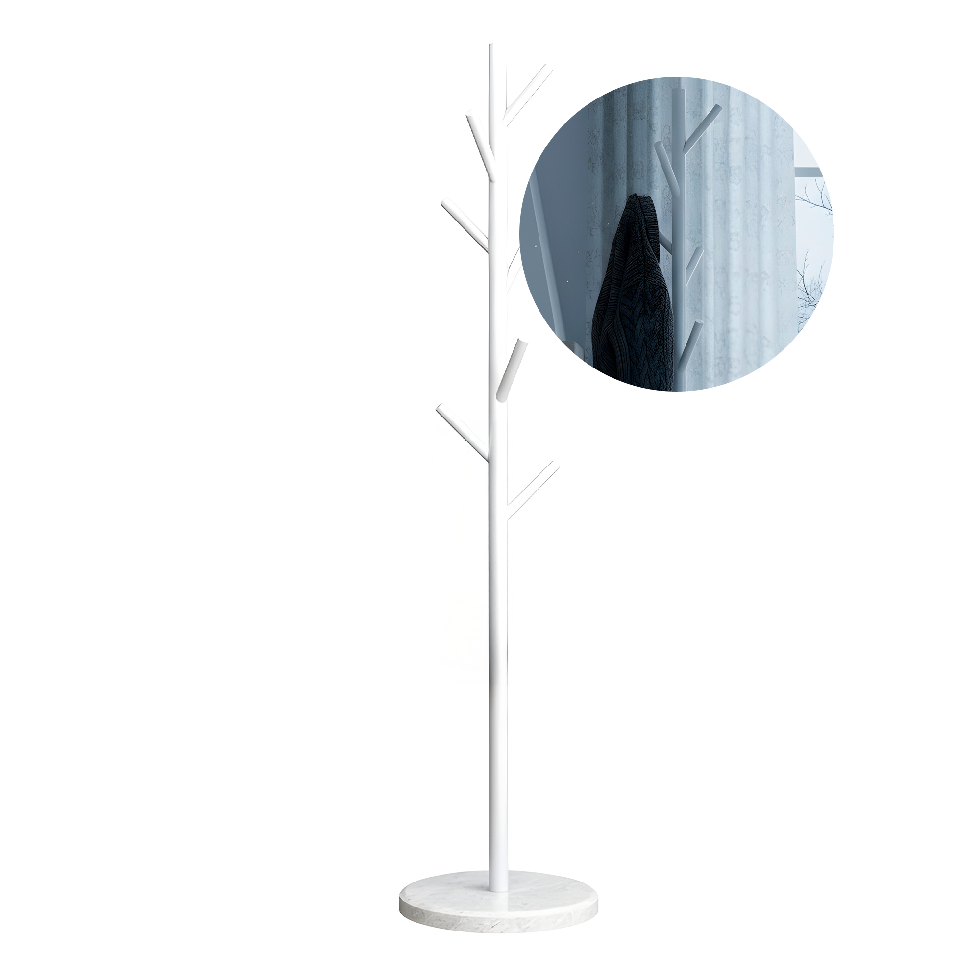 Perchero Colgador De Pie Metal Perchas Ropa 170x30 Cm Colgantes Cilindricos 16