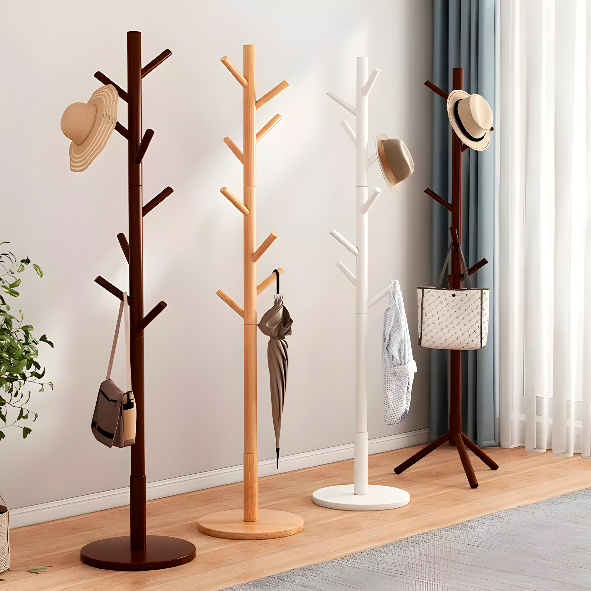 Perchero Colgador De Pie Metal Perchas Ropa 170x30 Cm Colgantes Cilindricos 17