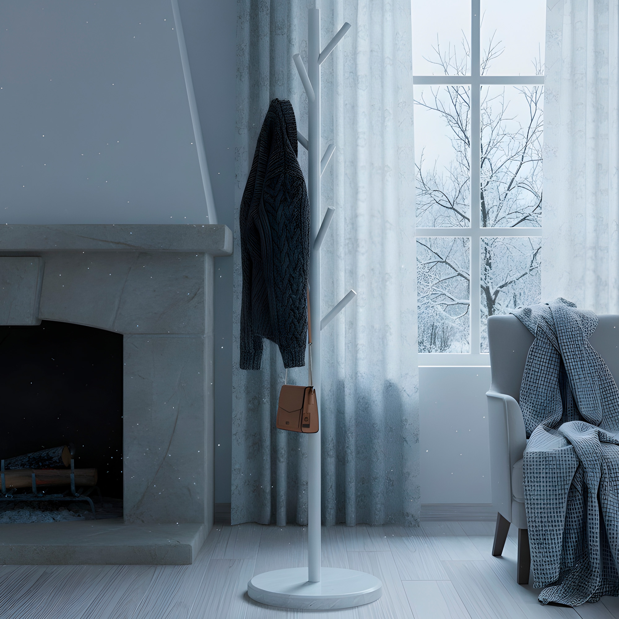 Perchero Colgador De Pie Metal Perchas Ropa 170x30 Cm Colgantes Cilindricos 19