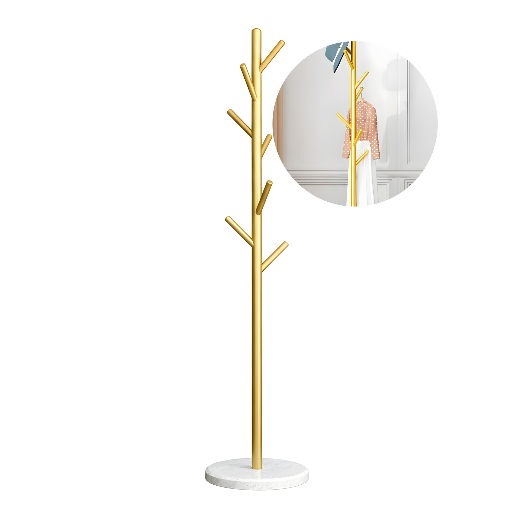 Perchero Colgador De Pie Metal Perchas Ropa 170x30 Cm Colgantes Cilindricos 21