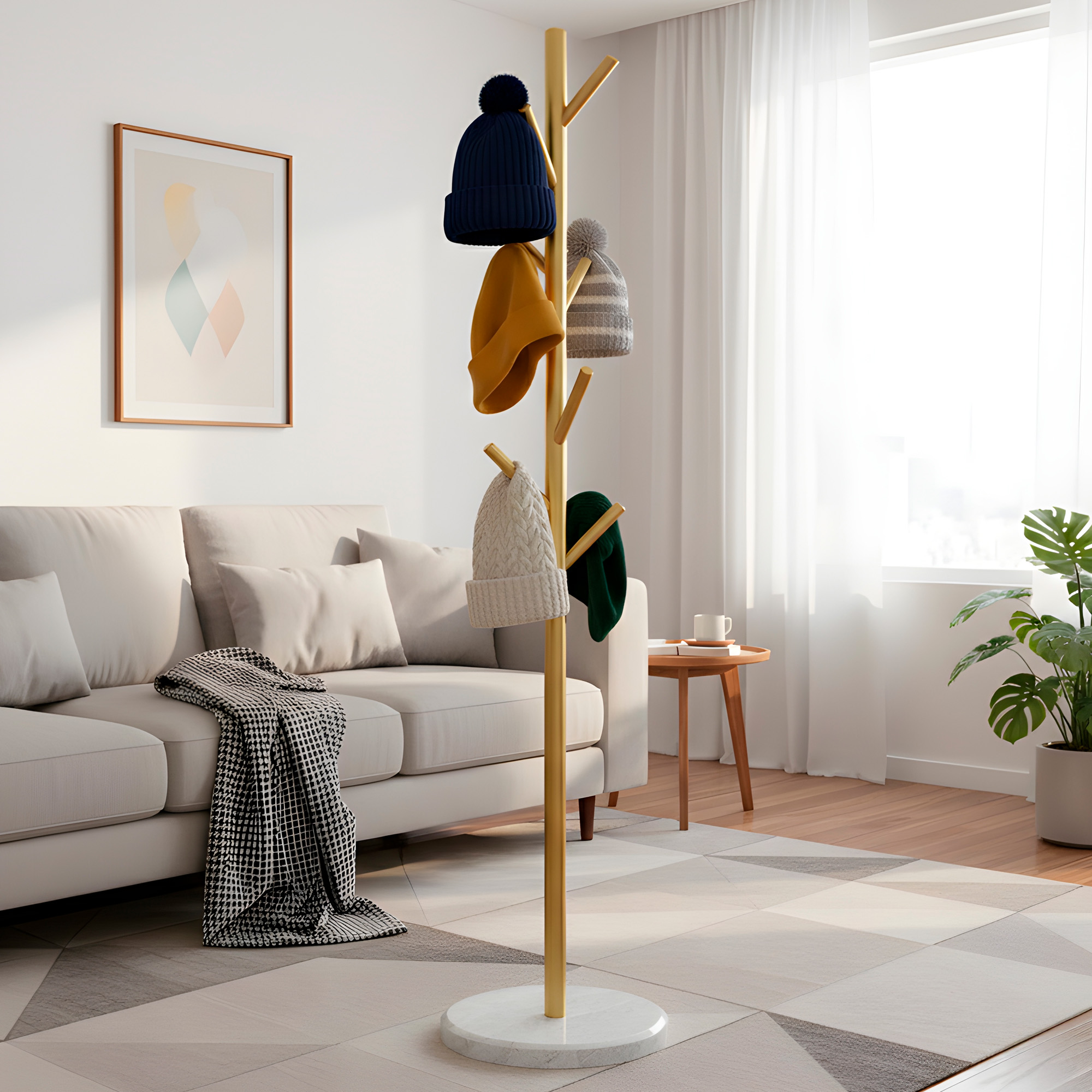 Perchero Colgador De Pie Metal Perchas Ropa 170x30 Cm Colgantes Cilindricos 15