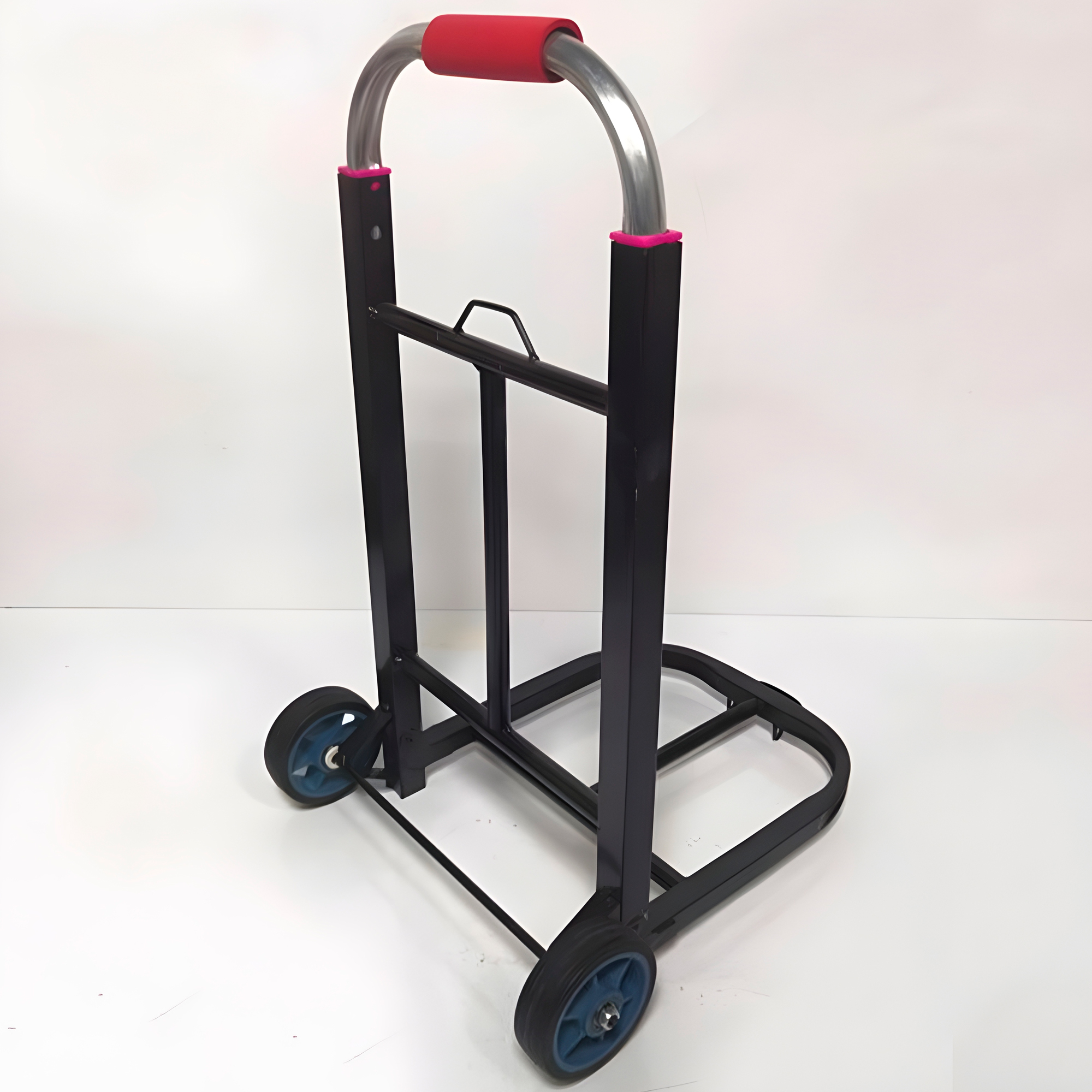 Carro Carrito Plegable Yegua De Carga Aluminio 100 Kilos Máximo Color Negro 6
