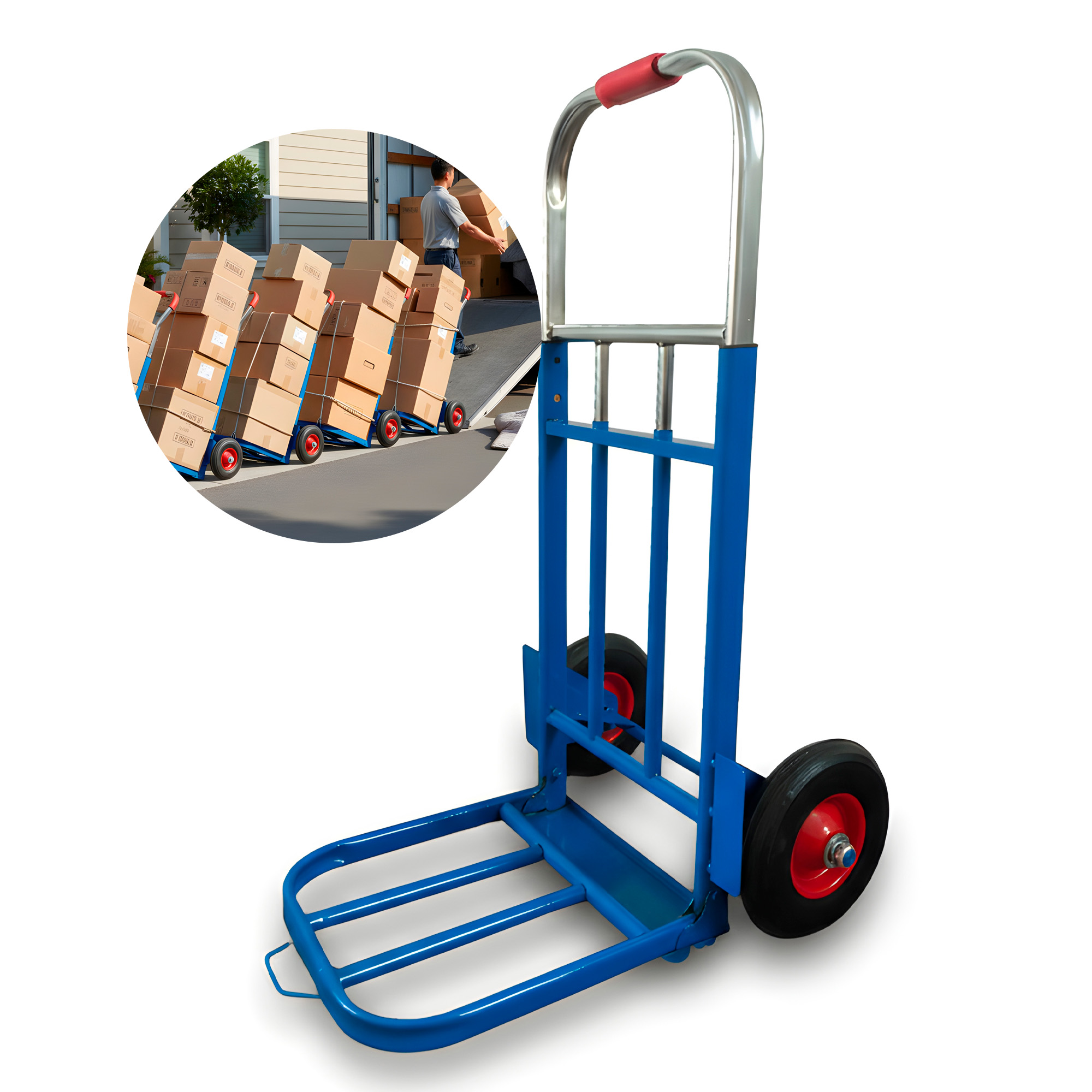 Carro Plegable De Carga Aluminio Tipo Yegua 120 Kilos Máximo 13