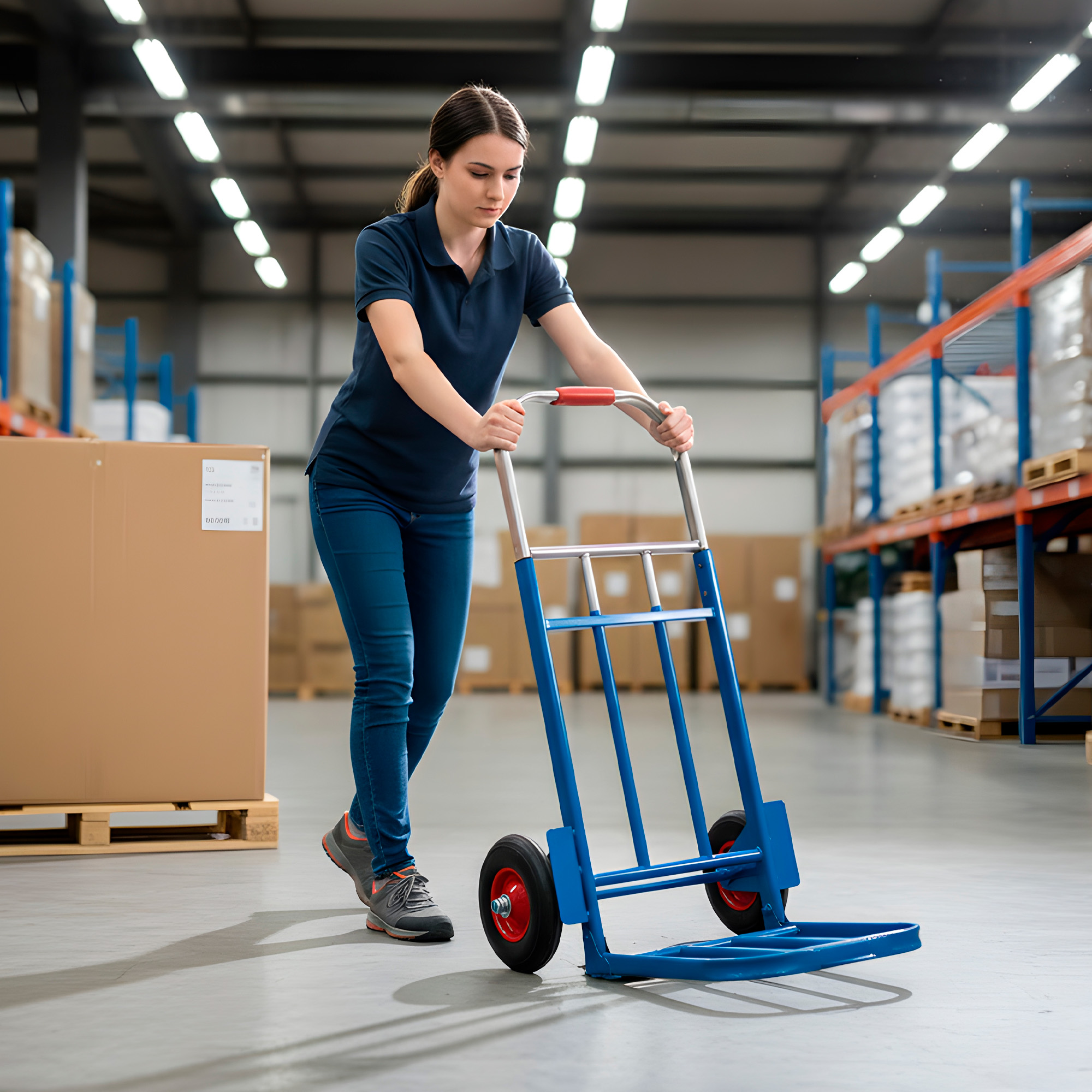 Carro Plegable De Carga Aluminio Tipo Yegua 120 Kilos Máximo 16