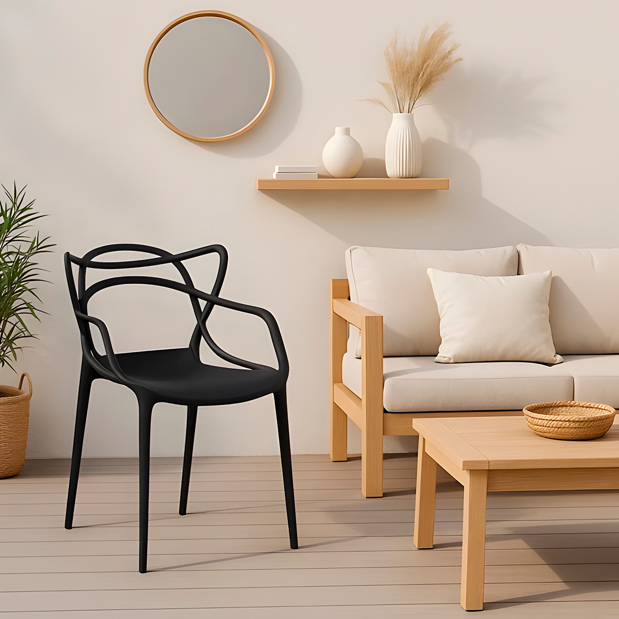 Silla Comedor Terraza Master Resistente Respaldo Apoyabrazos Colores 7