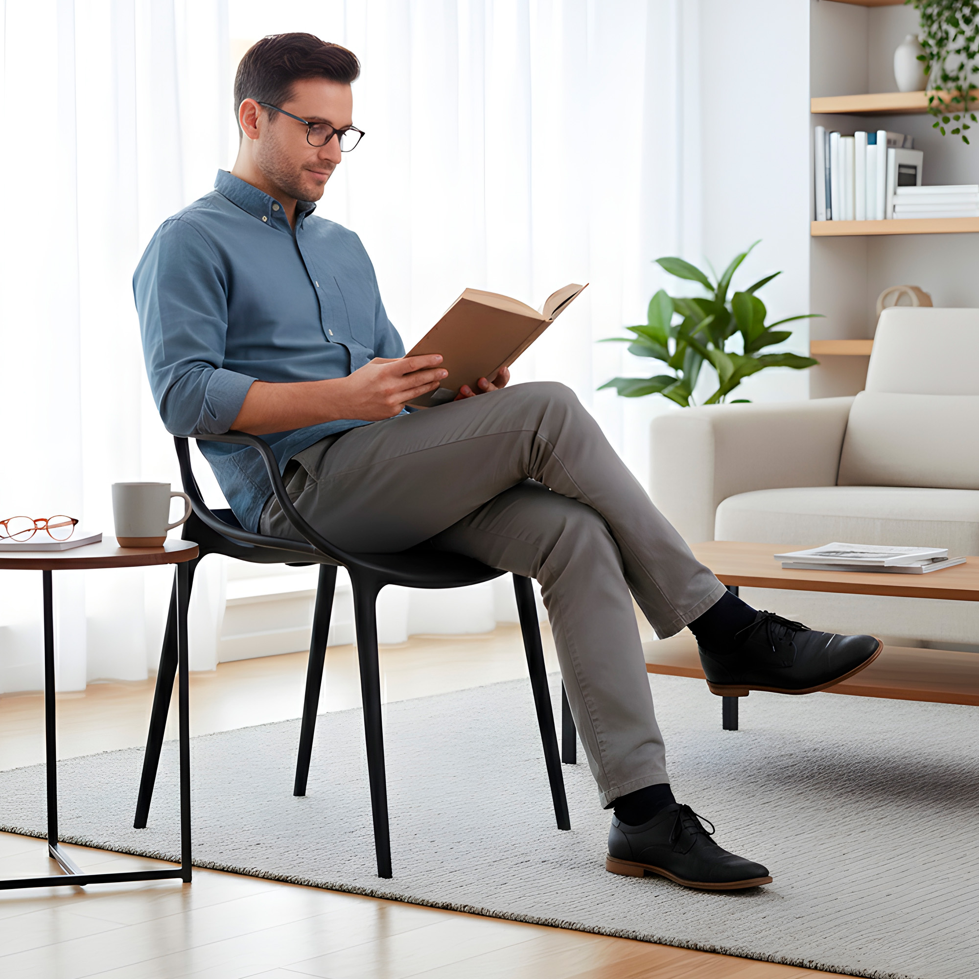 Silla Comedor Terraza Master Resistente Respaldo Apoyabrazos Colores 10