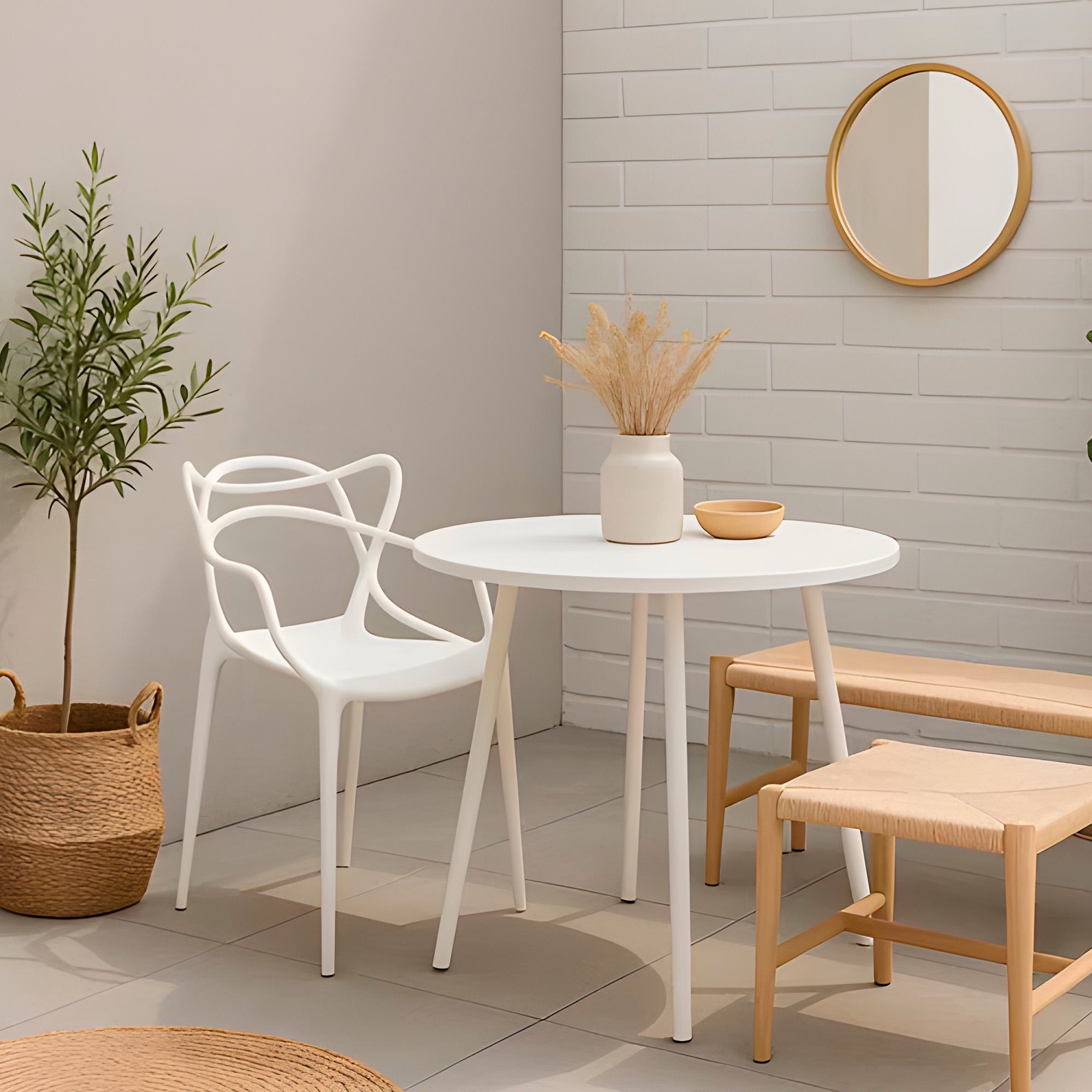 Silla Comedor Terraza Master Resistente Respaldo Apoyabrazos Colores 18