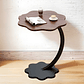 Mesa Centro Flor Redonda Living Lateral Auxiliar 59X40 CM - Miniatura 6