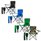 Silla Plegable Playa Exterior Camping Portátil 50X50X80 CM Colores - Miniatura 1