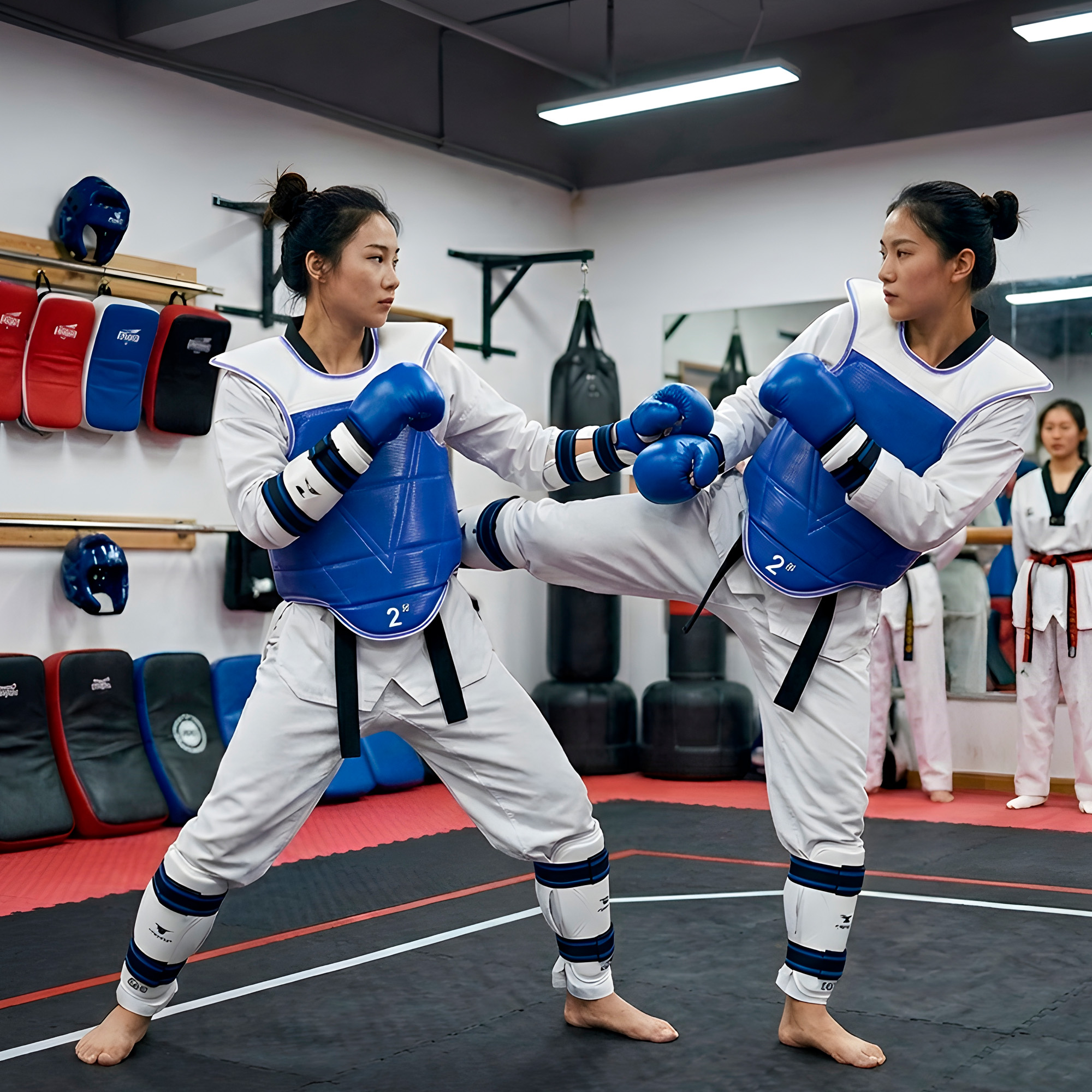 Pechera Protector Corporal Reversible Taekwondo Boxeo Karate 5