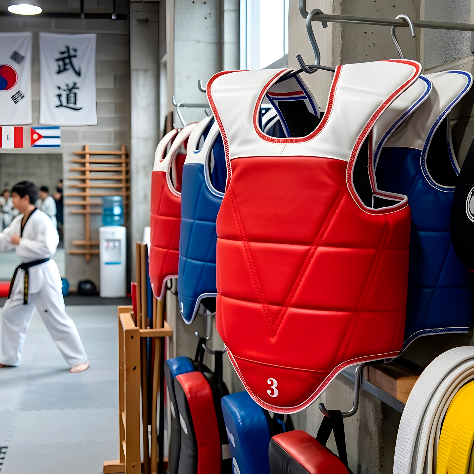 Pechera Protector Corporal Reversible Taekwondo Boxeo Karate 14