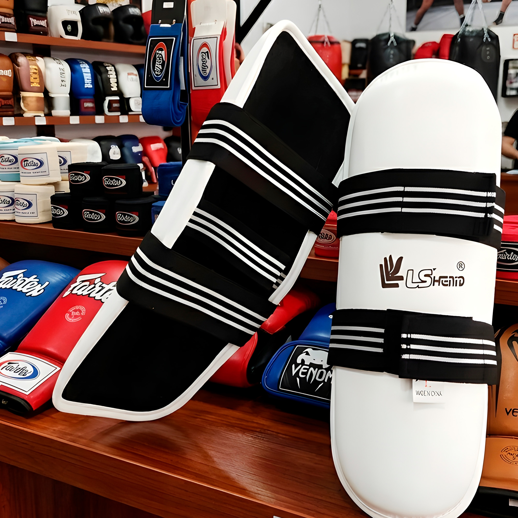 Protección Piernas Taekwondo Karate Artes Marciales 6