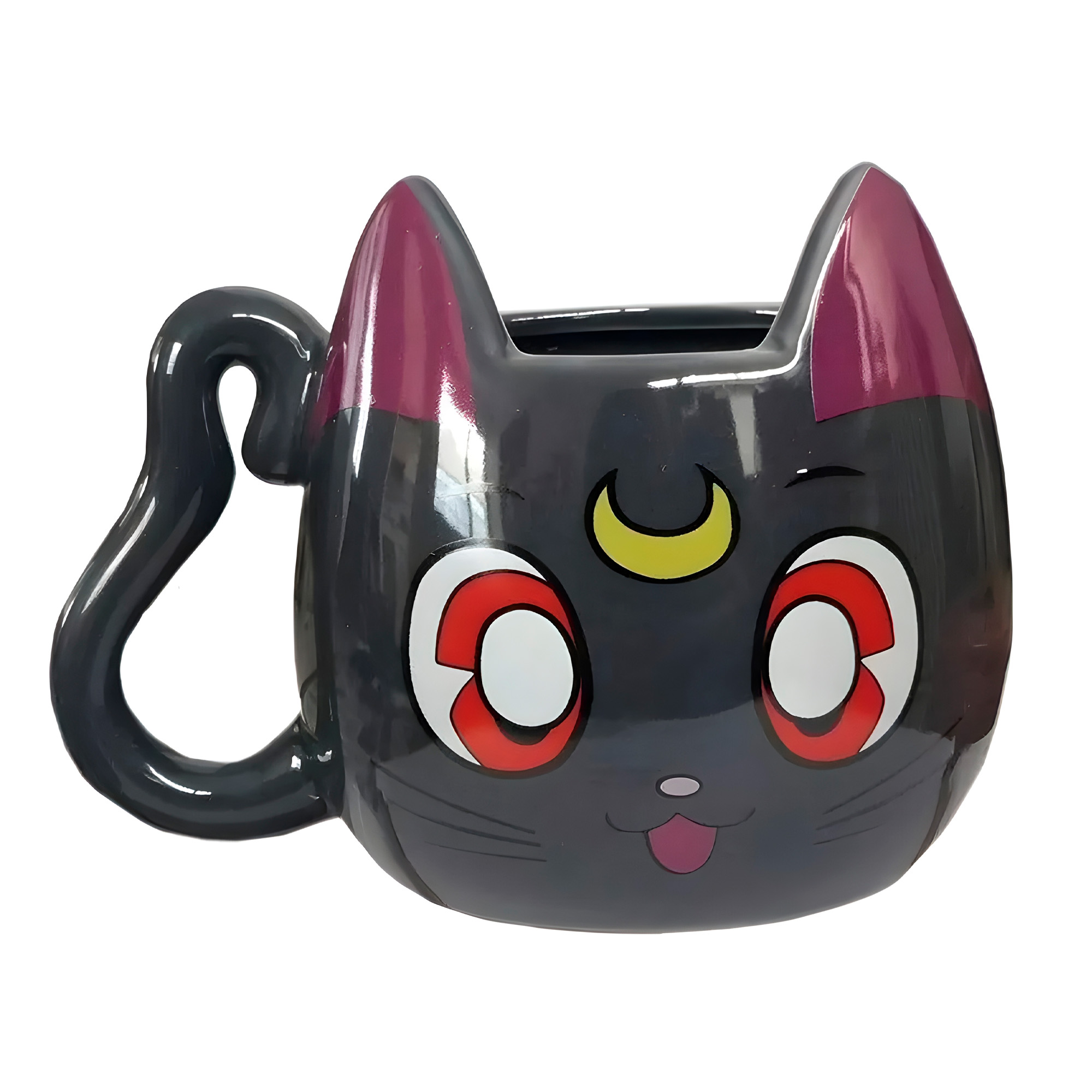Taza Mug Ceramica Sailor Moon Gato Negro 400 ml 1