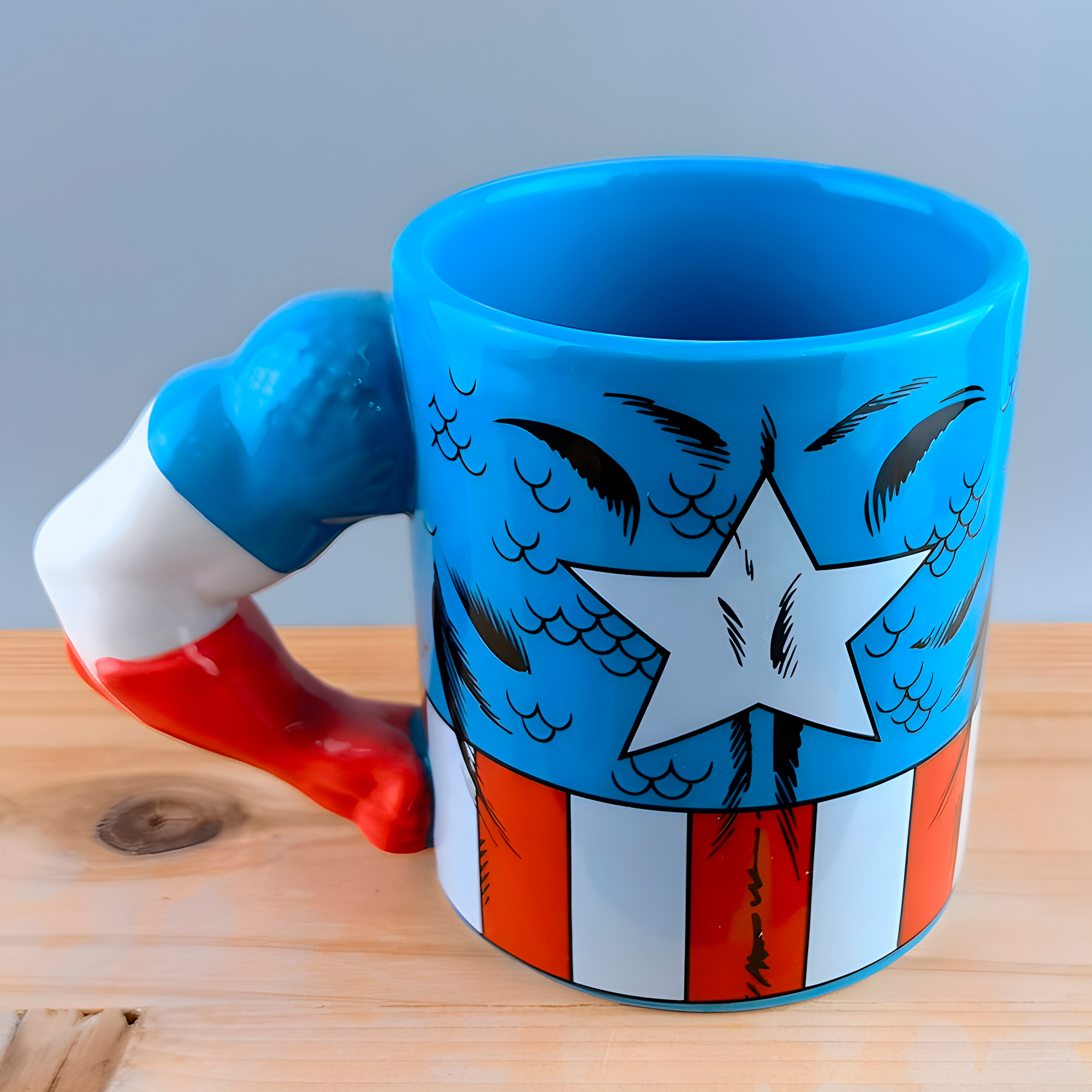 Taza Mug Ceramica Capitan America 350 ml 4