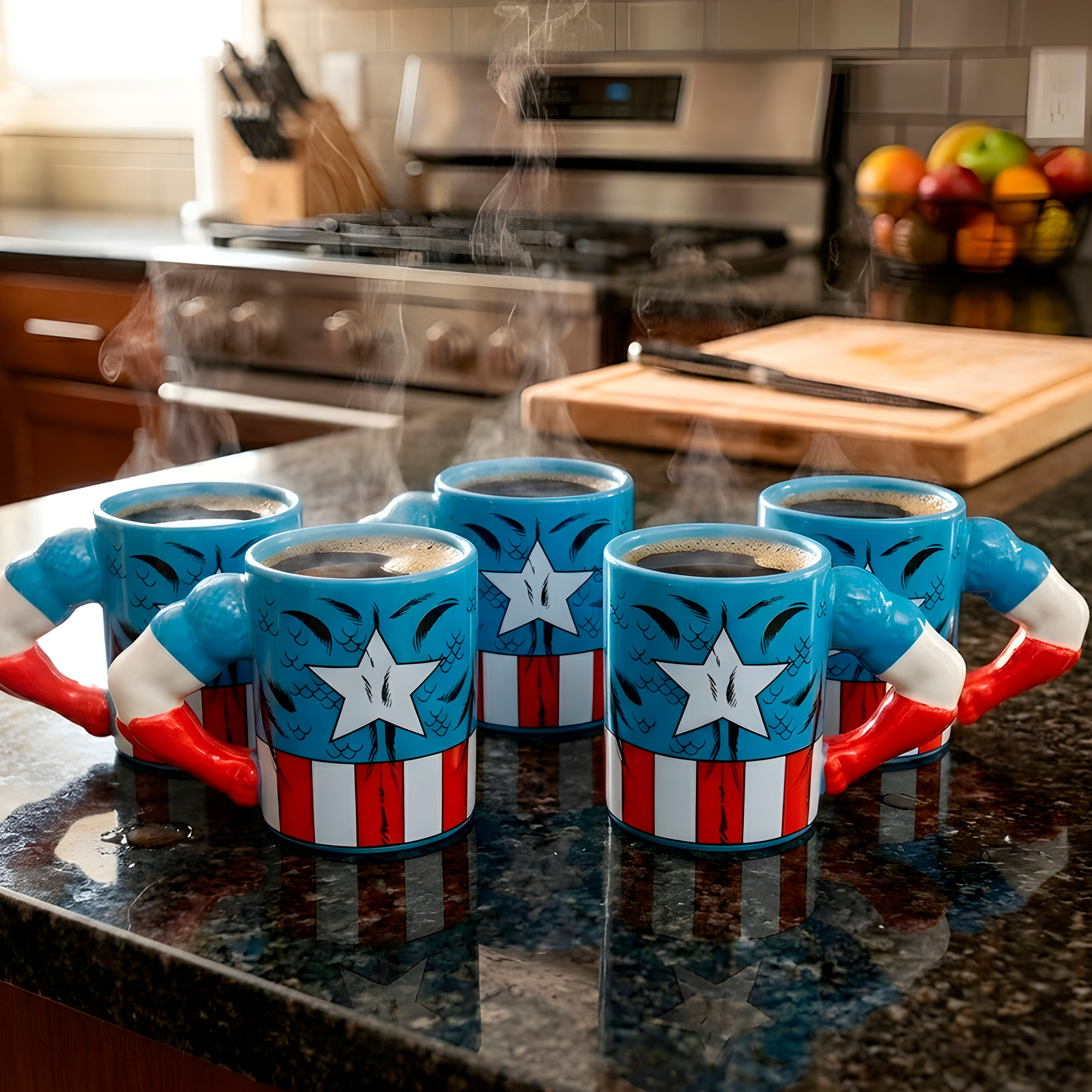 Taza Mug Ceramica Capitan America 350 ml 8