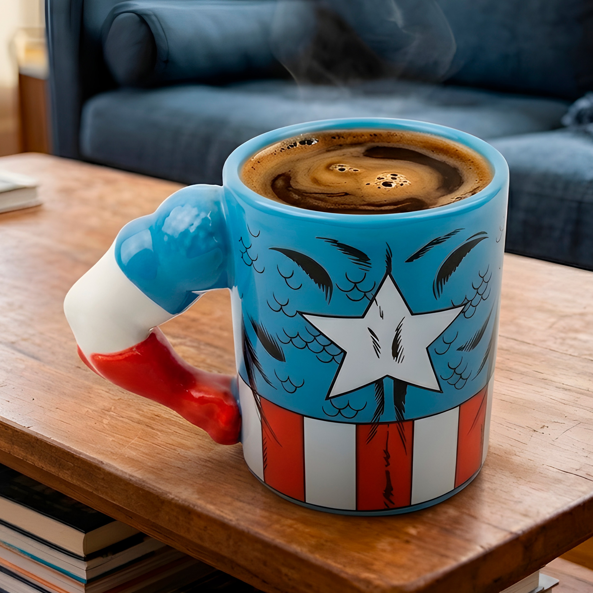 Taza Mug Ceramica Capitan America 350 ml 9