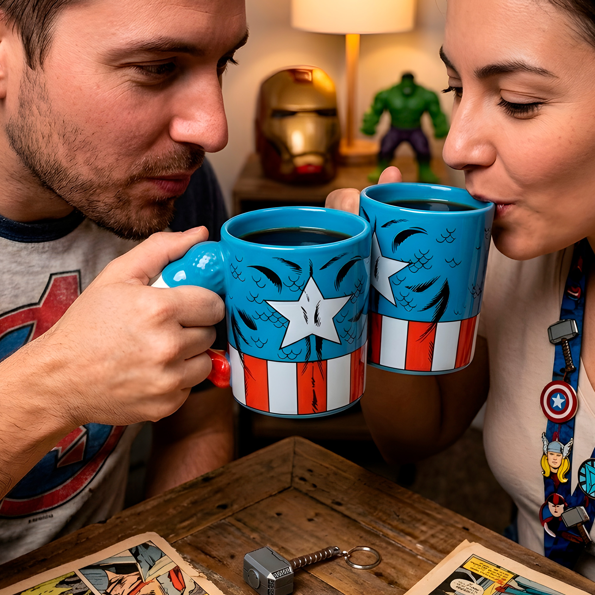 Taza Mug Ceramica Capitan America 350 ml 10