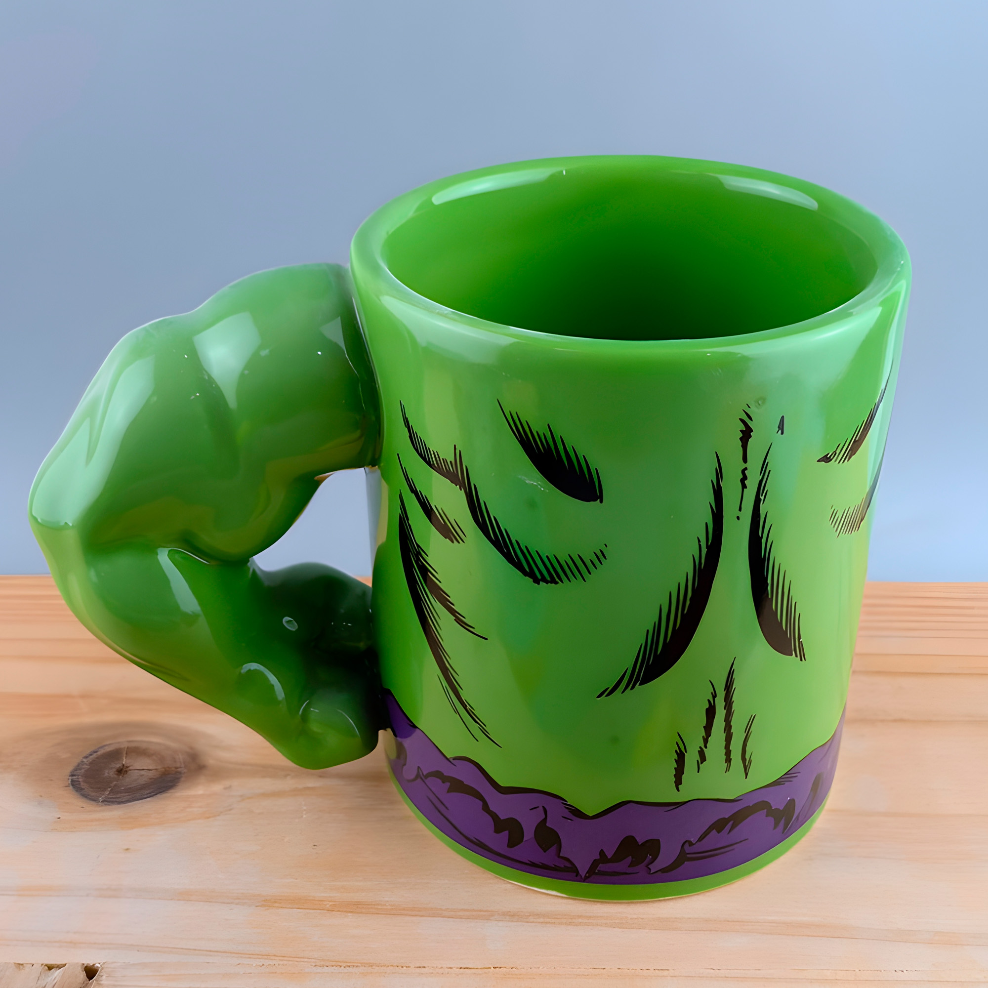 Taza Mug Ceramica Hulk 350 ml Cafe Te Bebida 4