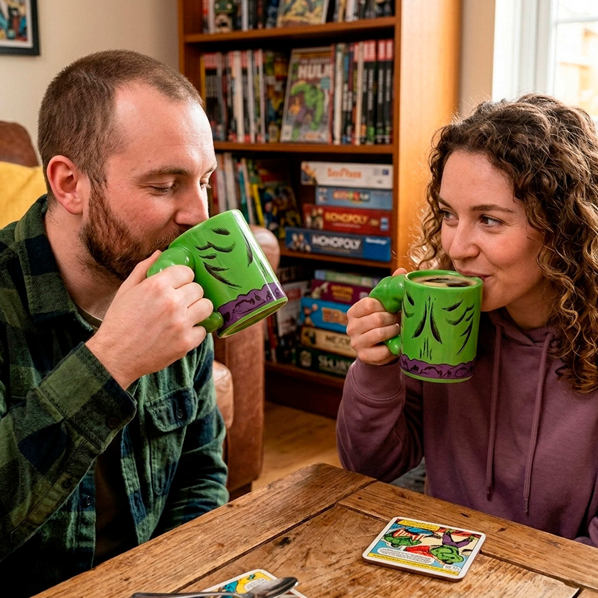 Taza Mug Ceramica Hulk 350 ml Cafe Te Bebida 5