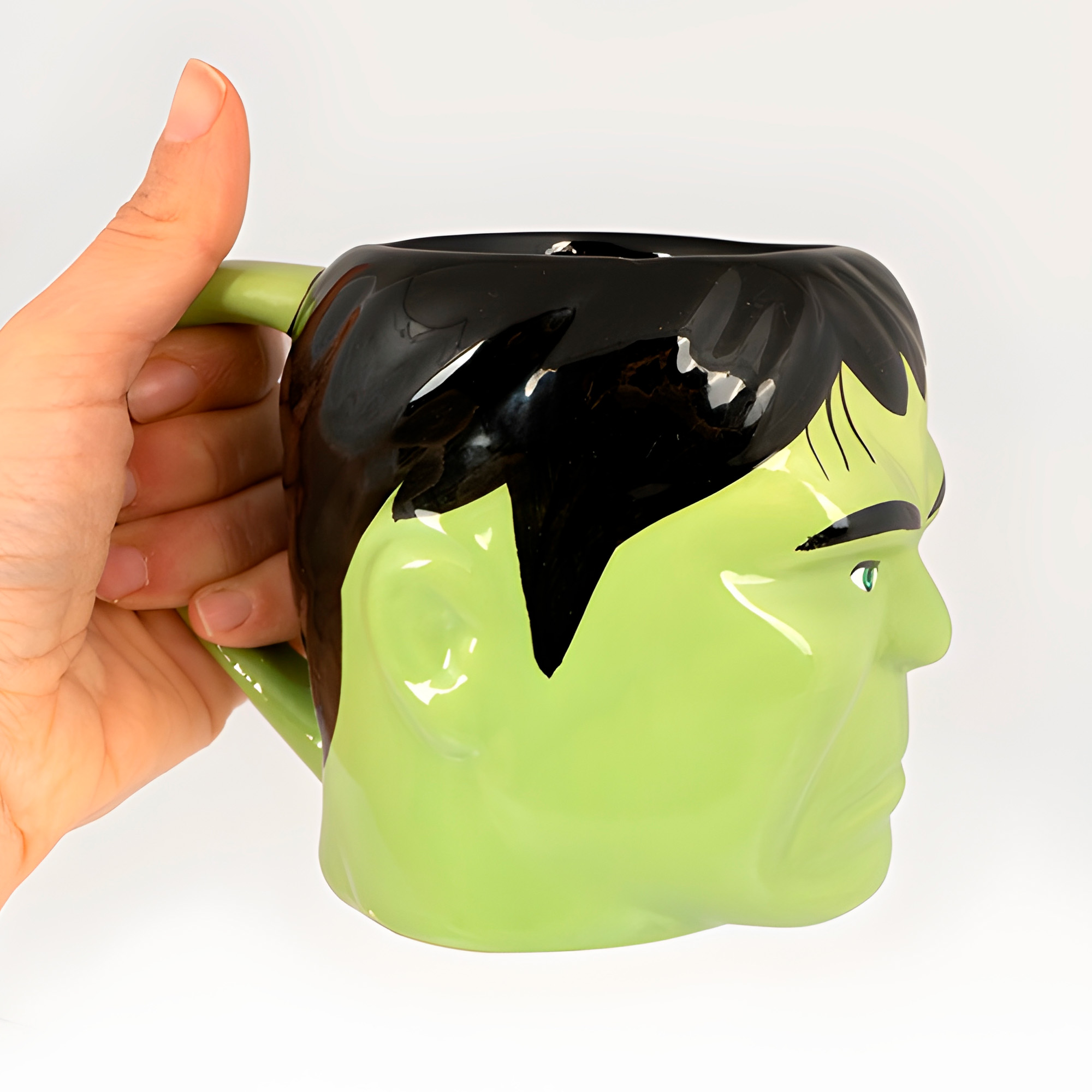 Taza Mug Ceramica Cara Hulk 3D Cafe Te Bebida 450 ml 5