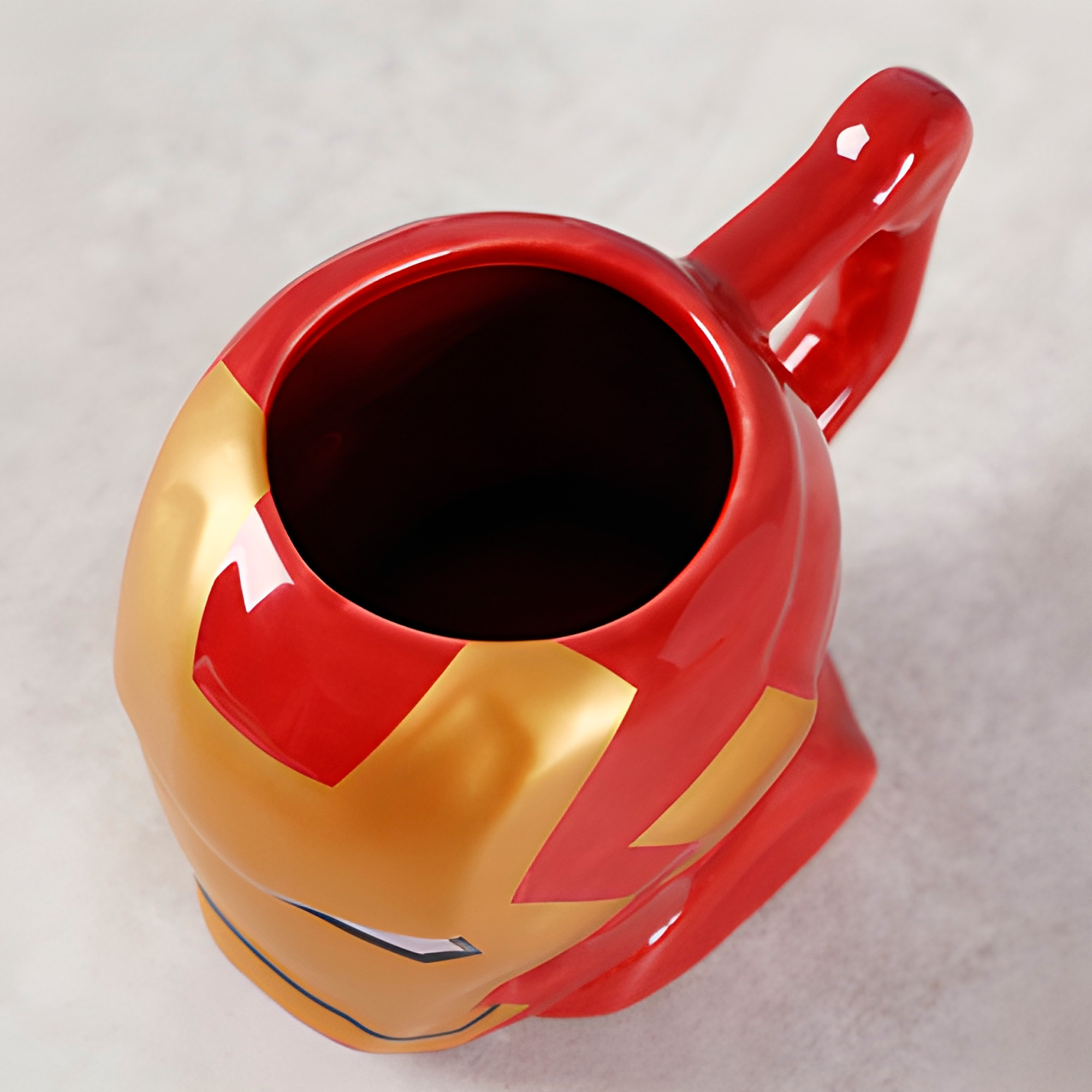Taza Mug Ceramica Cara Iron Man 3D Cafe Te Bebida 450 ml 9