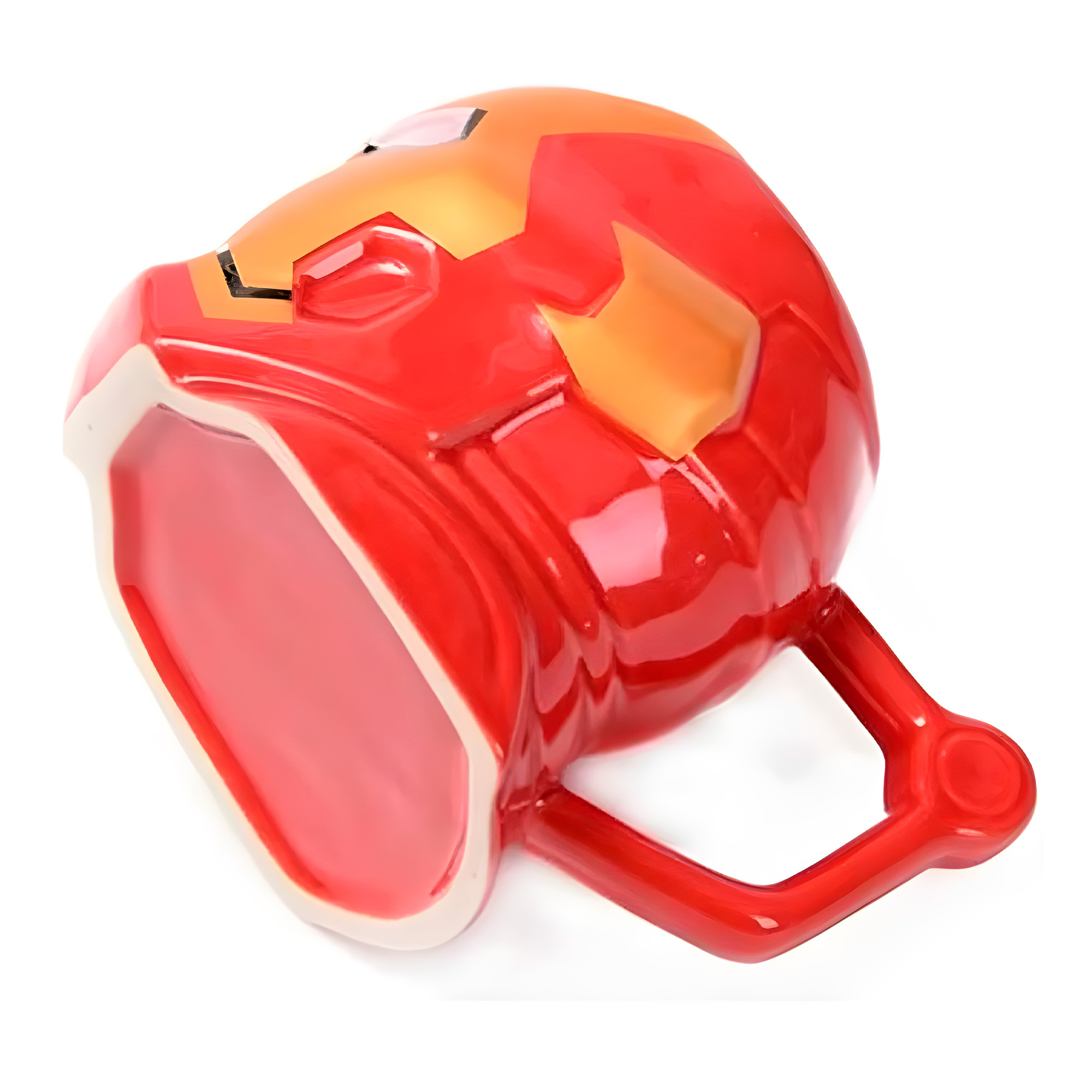 Taza Mug Ceramica Cara Iron Man 3D Cafe Te Bebida 450 ml 10