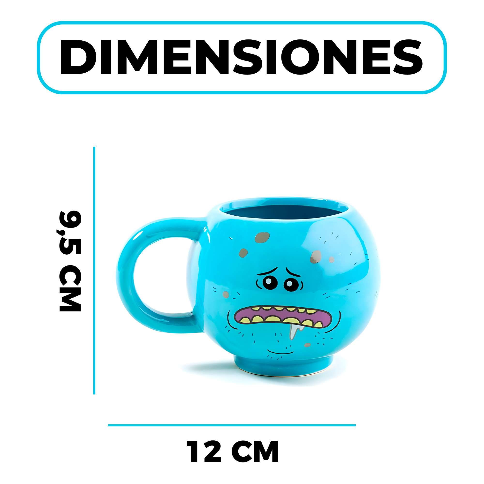 Taza Mug Ceramica Mr Meeseeks Cafe Te Bebida 300 ml 4