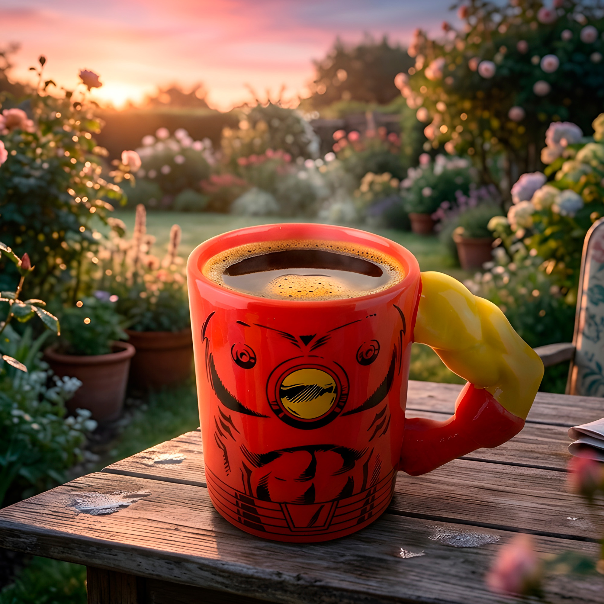 Taza Mug Ceramica Iron Man 350 ml Cafe Te Bebida 5