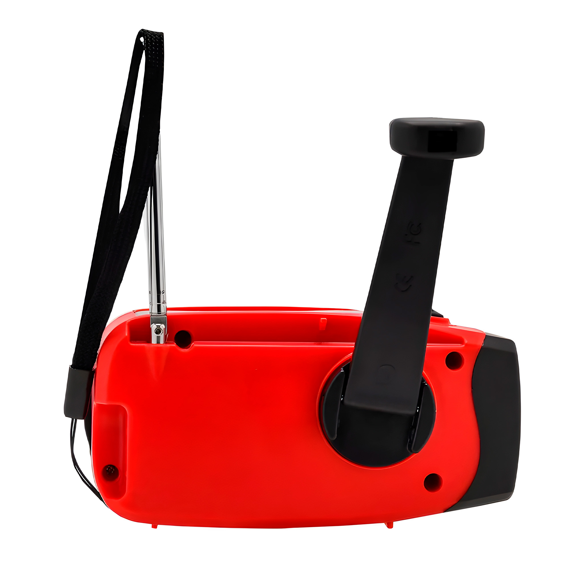 Radio Emergencia Portatil Bateria Manivela Solar Linterna 2000 mAH 2