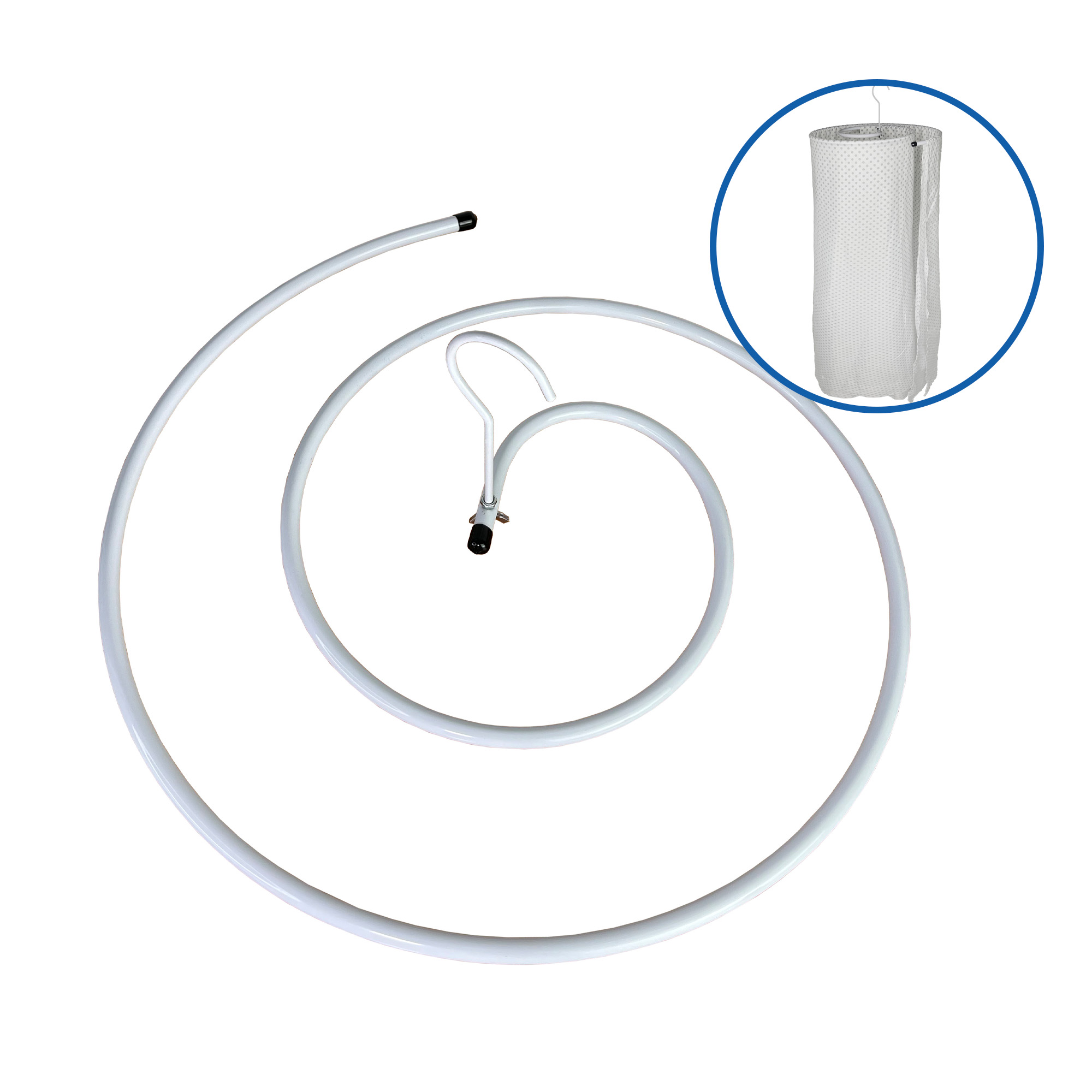 Gancho Tendedero Espiral Para Sábanas y Ropa de Cama 1