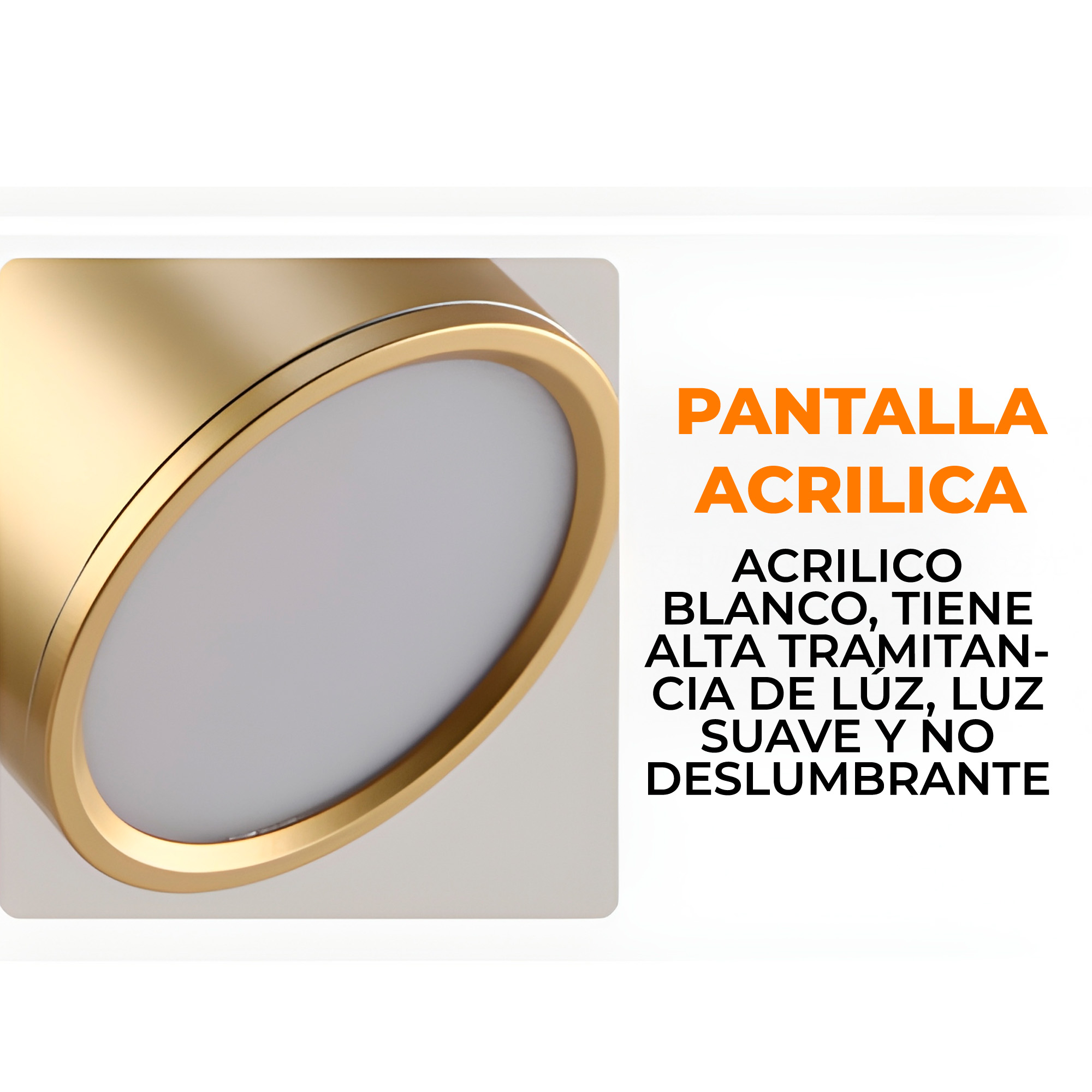 Lámpara Pared Giratoria Dormitorio Estuido Nordica Dorada 3 Colores 60CM 3