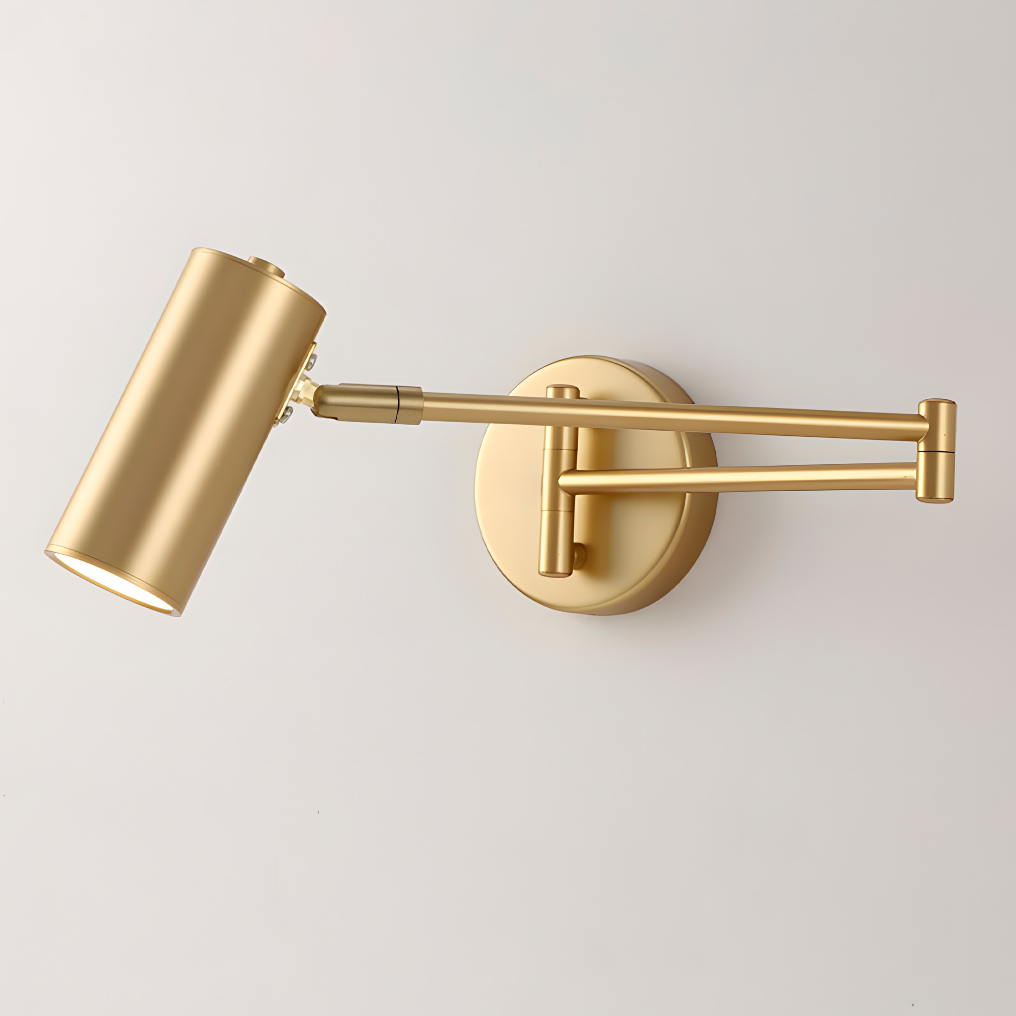 Lámpara Pared Giratoria Dormitorio Estuido Nordica Dorada 3 Colores 60CM 9