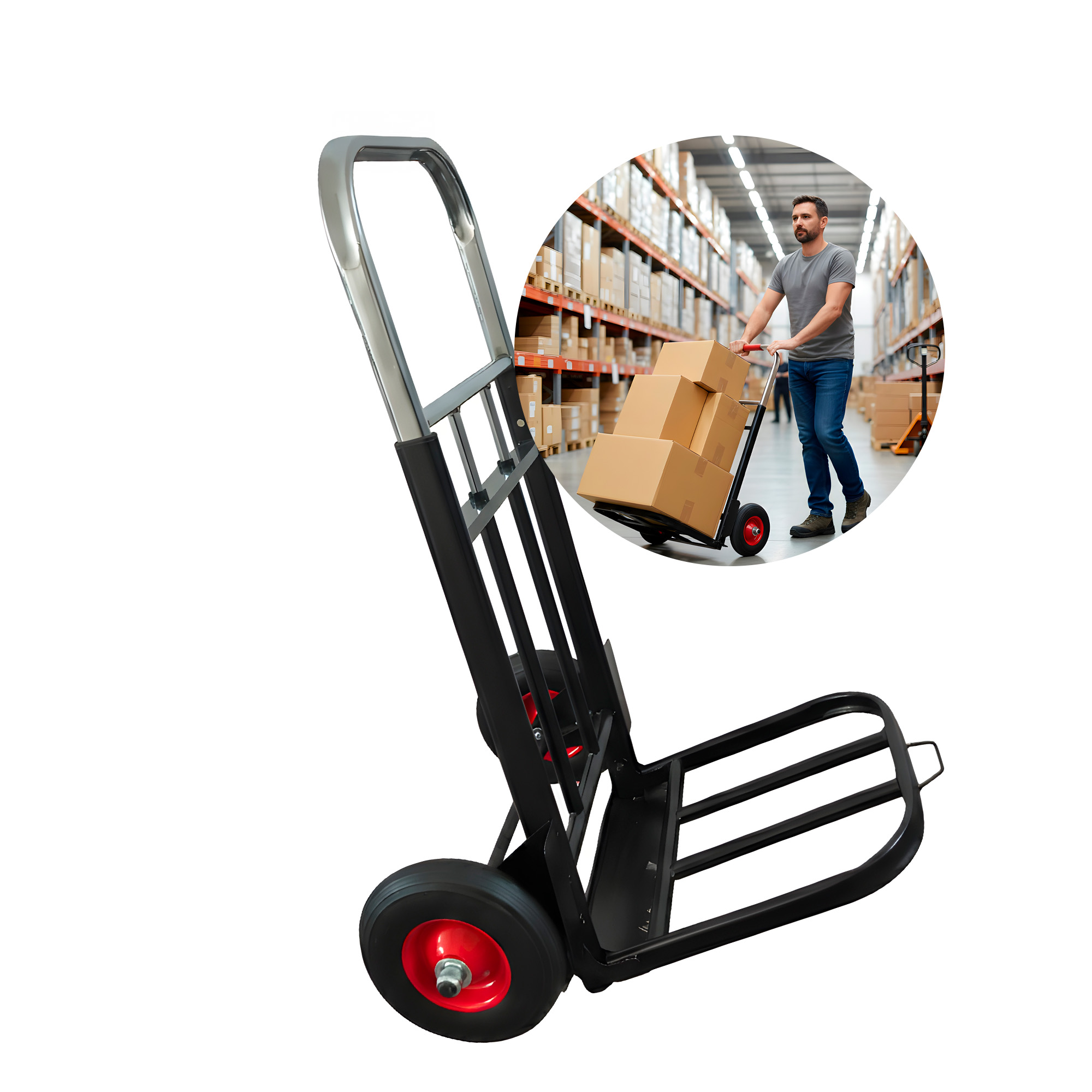 Yegua Carro Plegable De Carga Aluminio 120 Kilos Máximo + Pulpo Firme 12