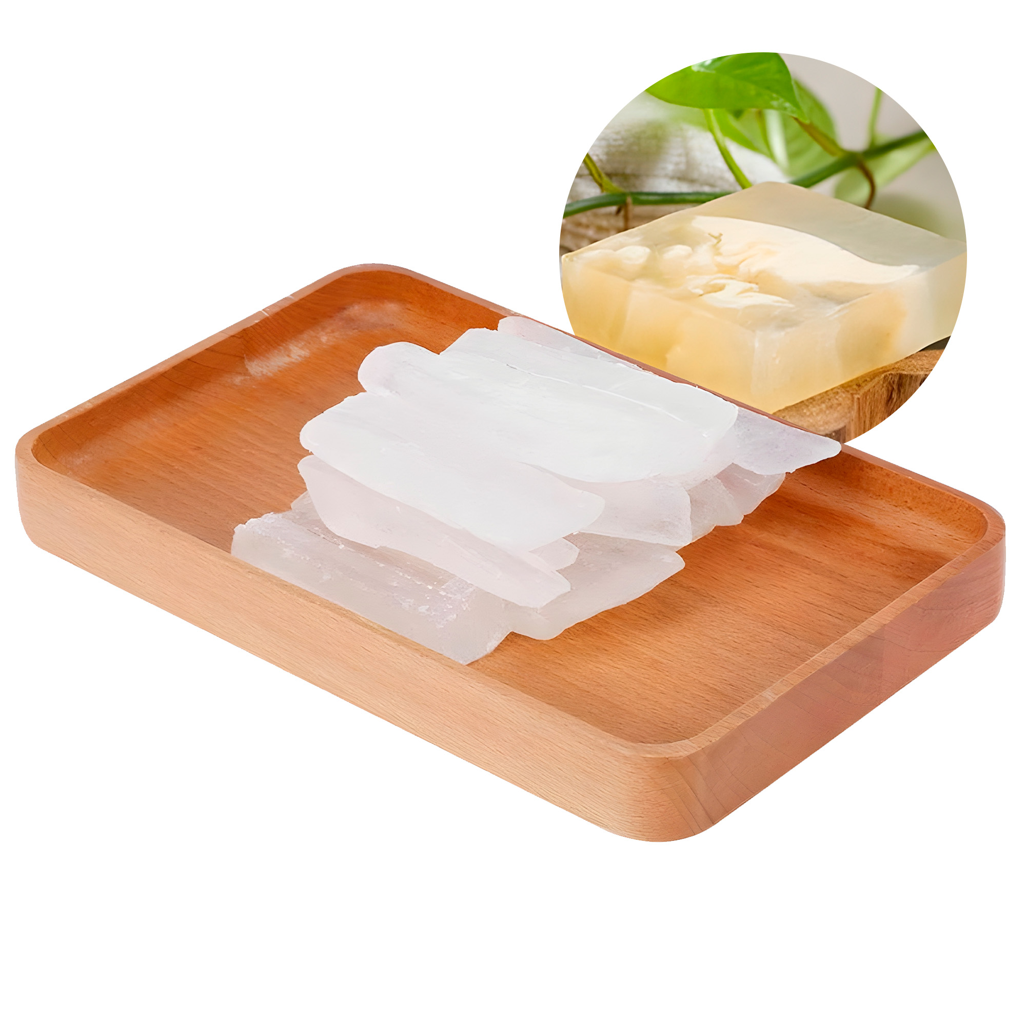 Base para Jabón Glicerina Natural Cristal Base Plantas Limpieza 1 Kg 1