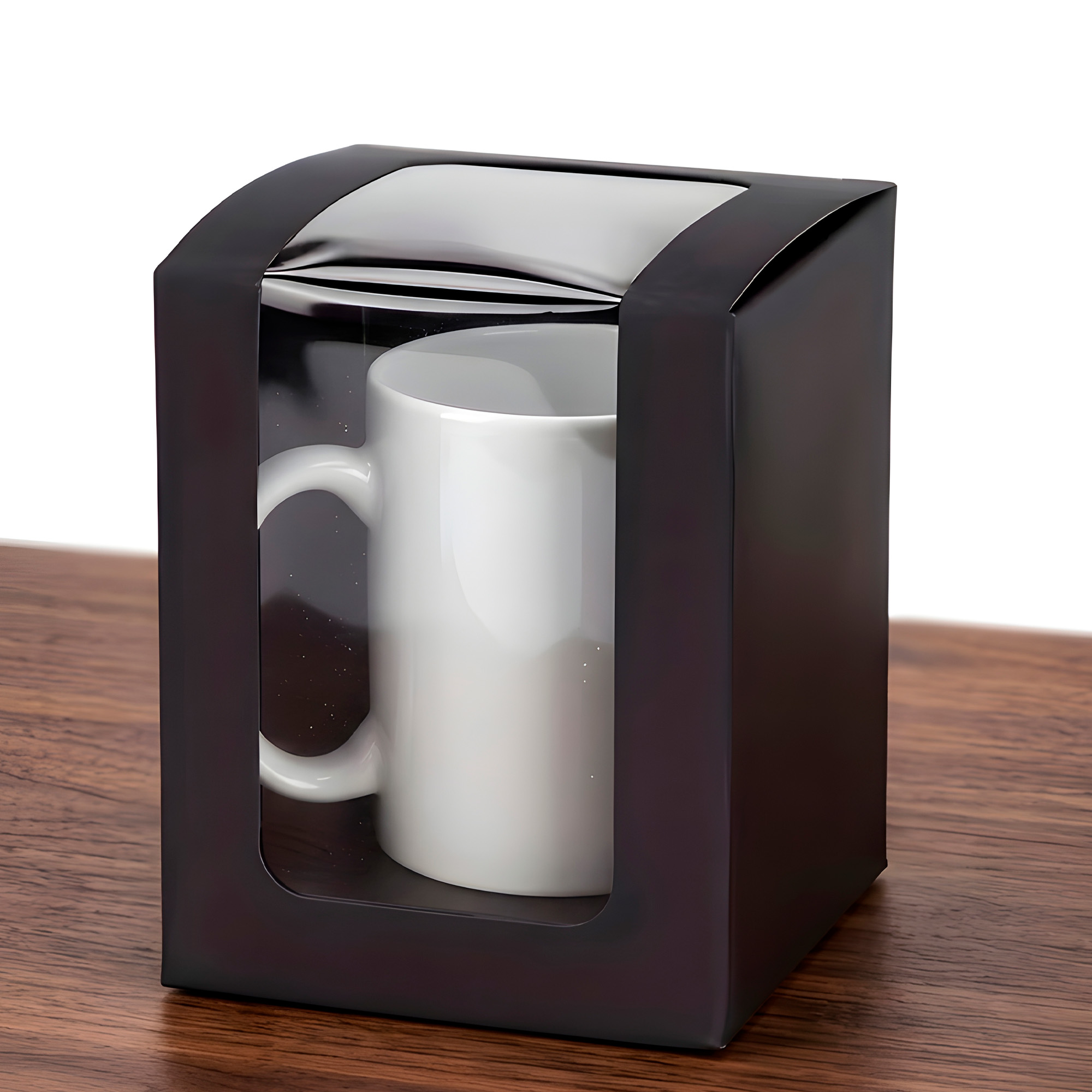 Caja Cajita Kraft Colores Velas Dulces Tortas Cupcake Visor 8X8X10 CM 13