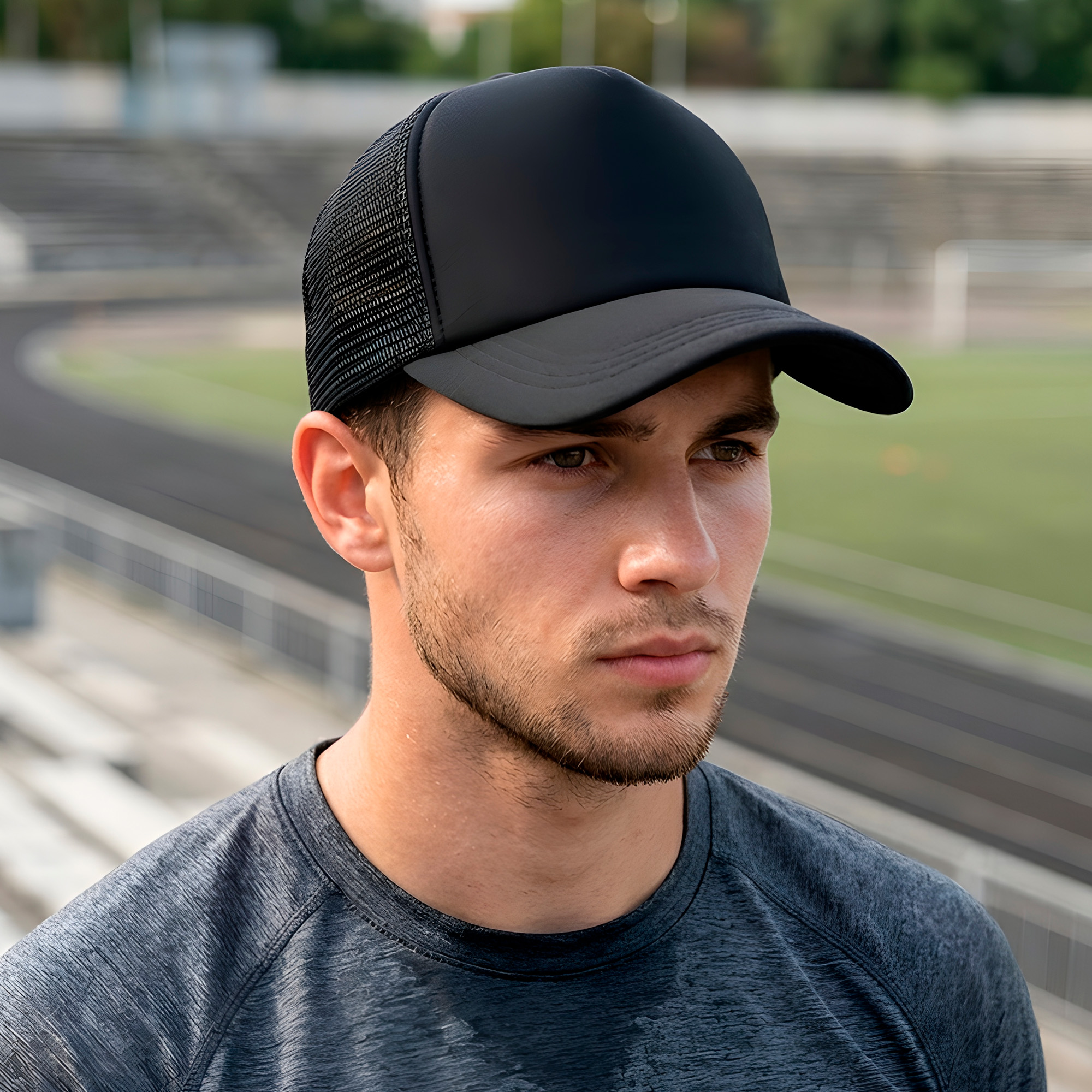 Gorro Jockey Malla Camionero Trucker Deportes Visera Colores 15