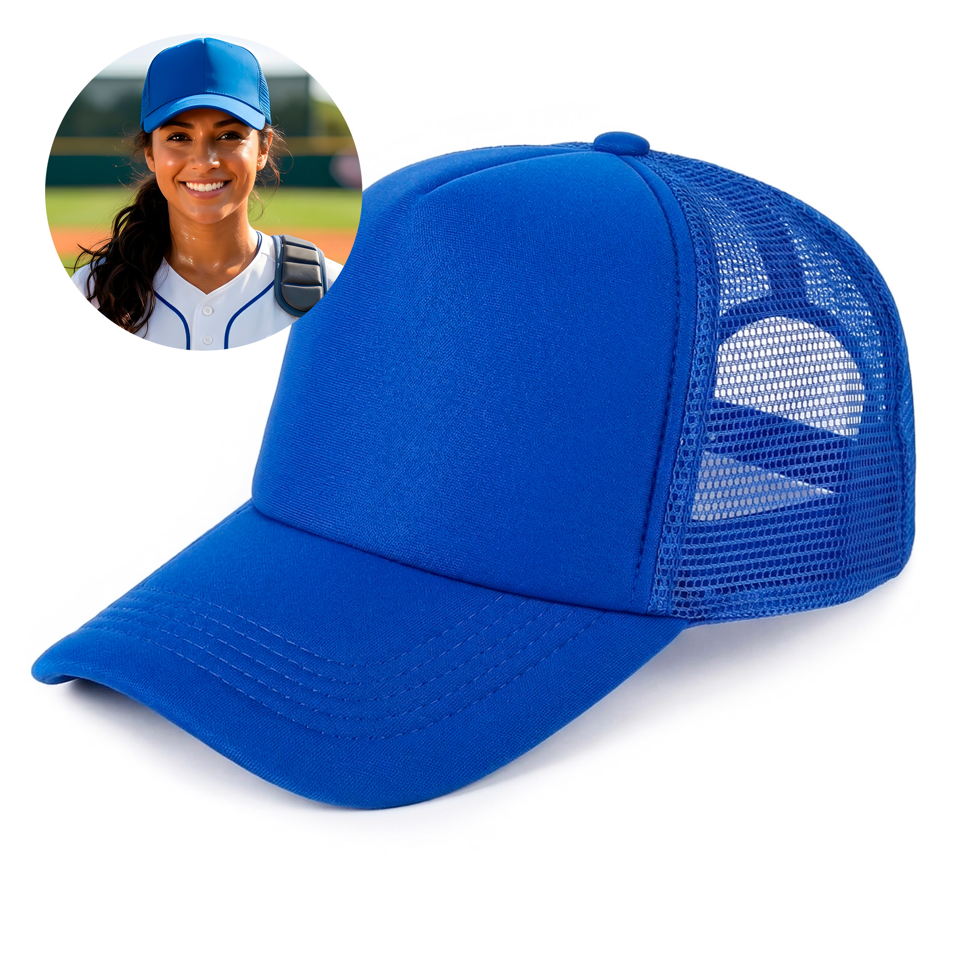 Gorro Jockey Malla Camionero Trucker Deportes Visera Colores 22