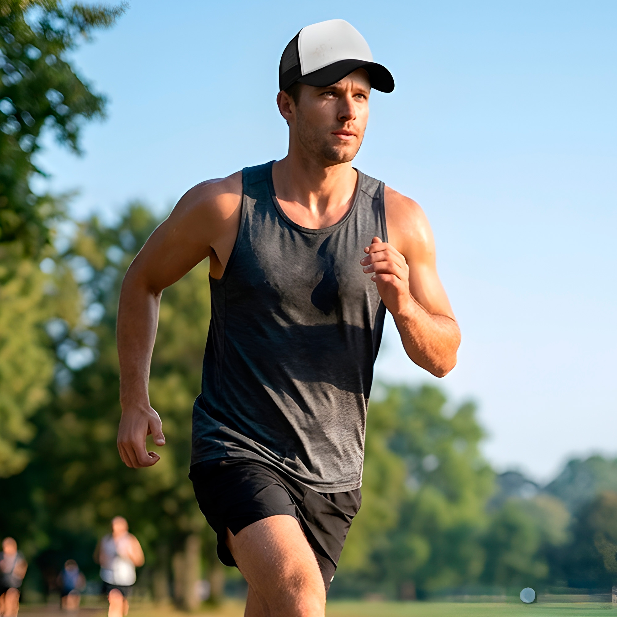 Gorro Jockey Gorra Bicolor Sublimación Malla Ajustable 2