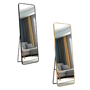 Espejo de Cuerpo Entero Suelo Grande 160 x 50 CM Anti Explosión Marcos de Lujo