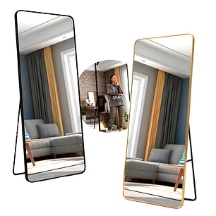 Espejo de Cuerpo Entero Suelo Grande 180 x 80 CM Anti Explosión Marcos de Lujo