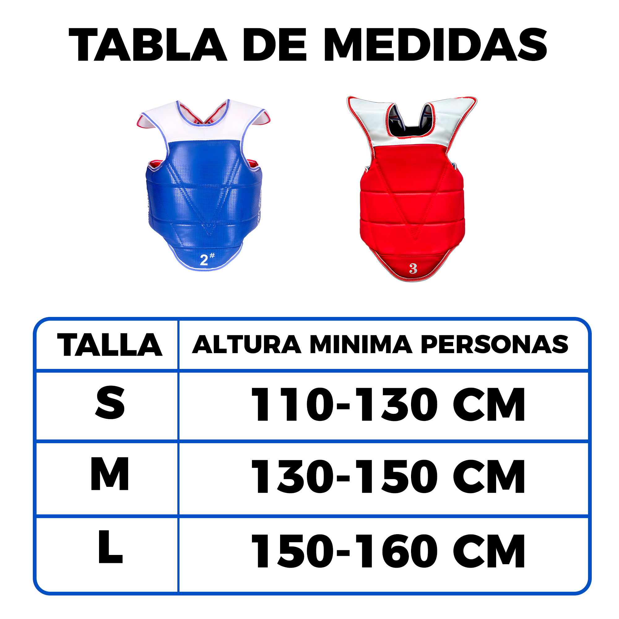 Pechera Protector Corporal Reversible Taekwondo Boxeo Karate 2