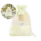6 Bolsas de Organza Crema Cordón con Ventana para Regalo 10 X 14 CM - Miniatura 1