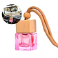 Frasco Difusor de Auto Vidrio Aromatizante Aceite Esencial Cuadrado Ventilación Colores 8ML - Miniatura 18