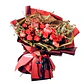 Papel Coreano 20u Arreglos Florales Regalos Doble Color 56X54 CM - Miniatura 2
