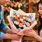 Papel Coreano 20u Arreglos Florales Regalos Doble Color 56X54 CM - Miniatura 11