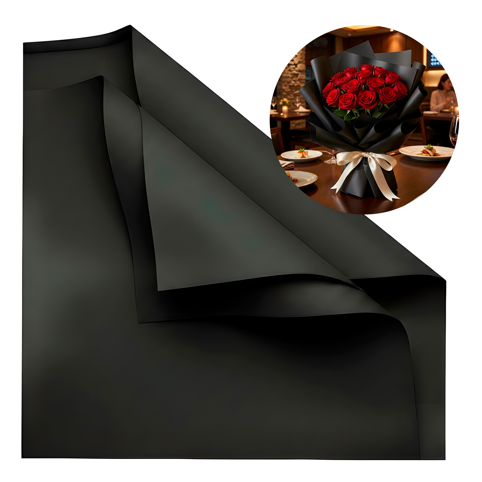 Papel Coreano 20 Pliegos Arreglos Florales Regalos Colores 56x54 Cm 6