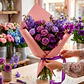 Papel Coreano 20 Pliegos Arreglos Florales Regalos Colores 56x54 Cm - Miniatura 16
