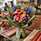 Papel Coreano 20 Pliegos Arreglos Florales Regalos Colores 56x54 Cm - Miniatura 25