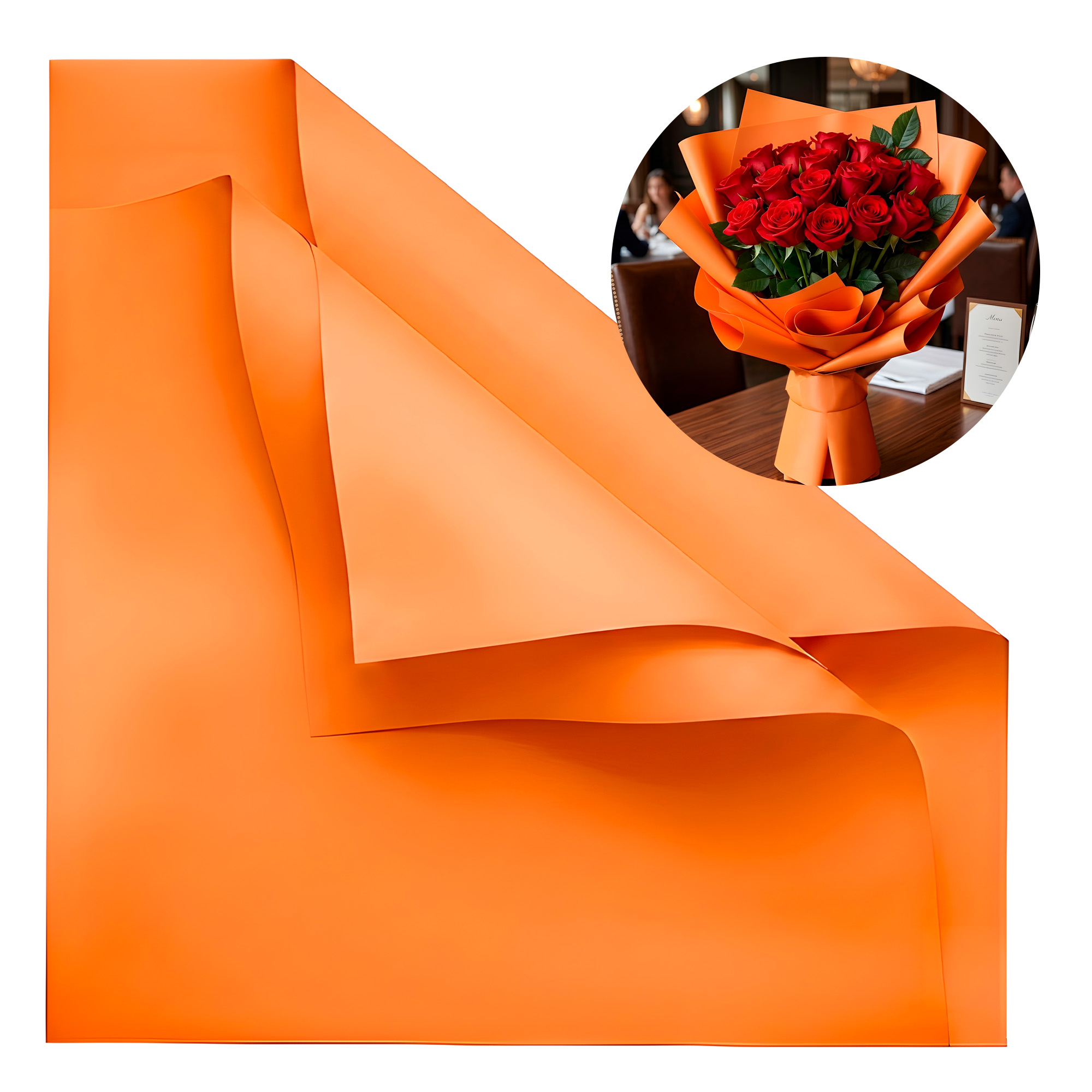 Papel Coreano 20 Pliegos Arreglos Florales Regalos Colores 56x54 Cm 32