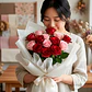 Papel Coreano 10 Pliegos Arreglos Florales Regalos Colores 58x58 Cm - Miniatura 16